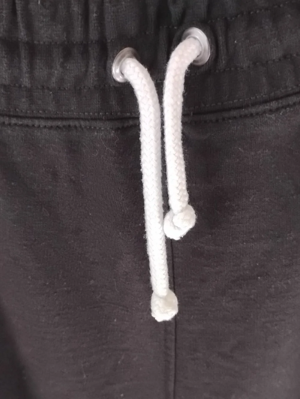 The North Face New Black Jogger Pants with White Drawstring